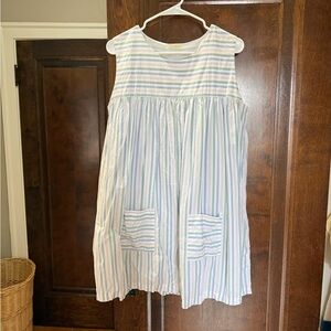 LAKE babydoll stripped pastel dress